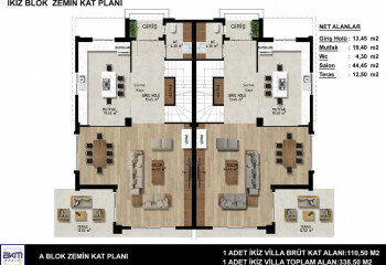 Вилла 5+1 в Кепезе, Анталия, Турция | PBB-61427