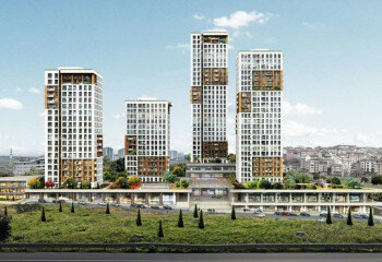 Однокомнатная квартира 1+1 в Стамбуле, Турция
