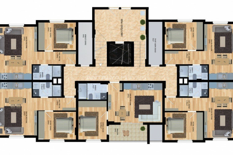 Квартира 1+1 в Алании, Турция | STE-61515