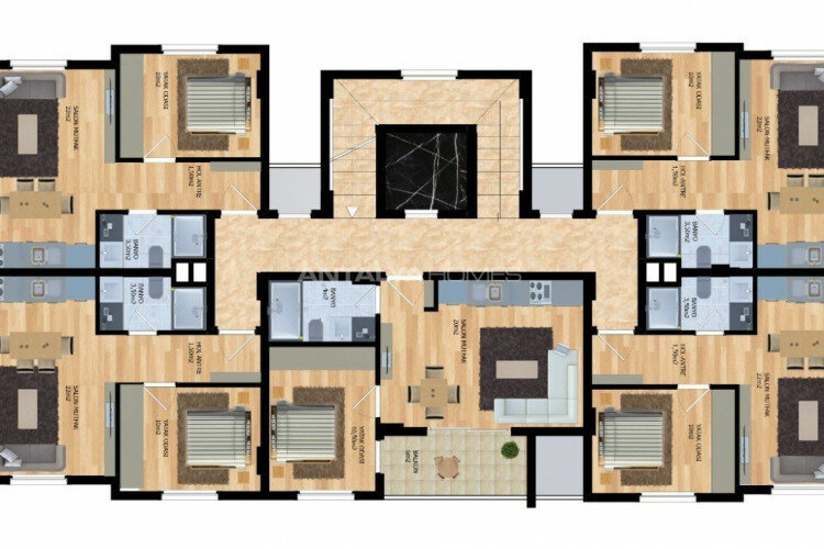 Квартира 1+1 в Алании, Турция | STE-61515