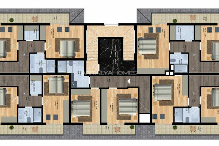 Квартира 1+1 в Алании, Турция | STE-61515