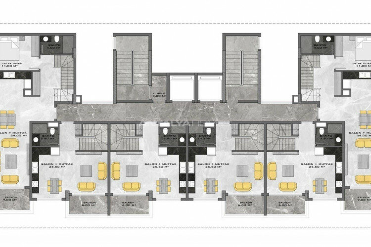 Пентхаус 2+1 в Алании, Турция | PBB-61522