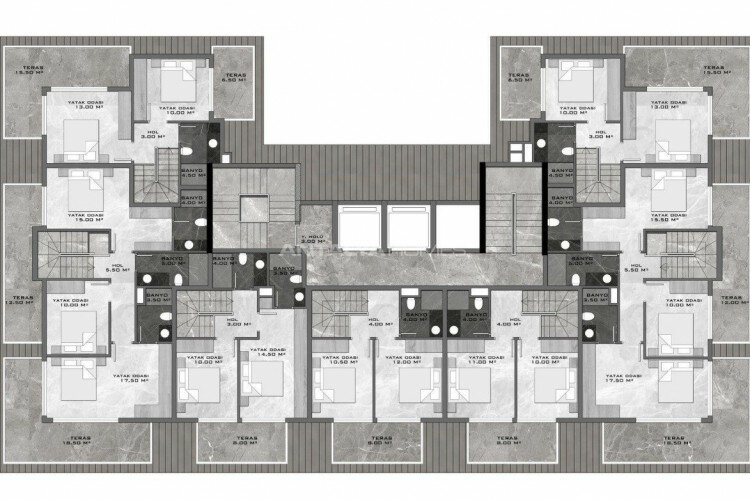 Пентхаус 4+1 в Алании, Турция | PKK-61523