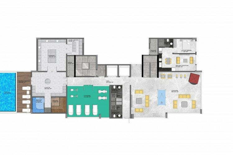 Пентхаус 4+1 в Алании, Турция | PKK-61523