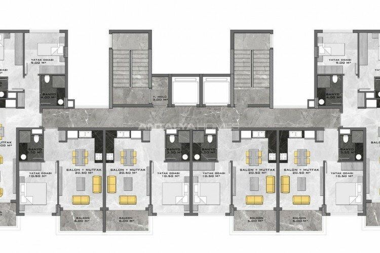 Пентхаус 4+1 в Алании, Турция | PKK-61523