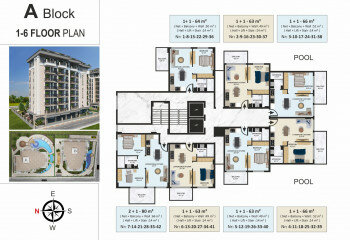 Квартира 1+1 в Алании, Турция | PBB-61542
