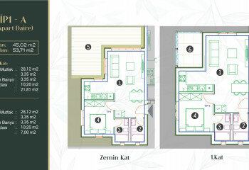 Квартира 1+1 в Фетхие, Турция | PTE-61572