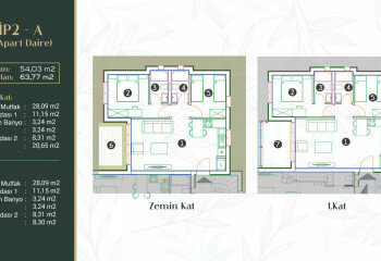 Квартира 1+1 в Фетхие, Турция | PTE-61572