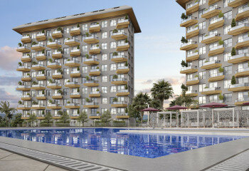 Квартира 2+1 в Алании, Турция