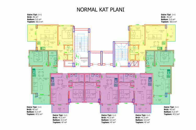 Квартира 2+1 в Алании, Турция | SBB-61641