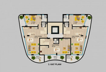 Квартира 2+1 в Каргыджаке, Алания, Турция | PBB-61685