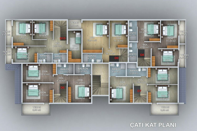 Квартира 3+1 в Фетхие, Турция | PKK-61704