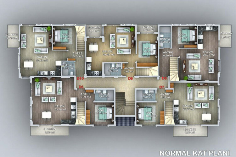 Квартира 3+1 в Фетхие, Турция | PKK-61704