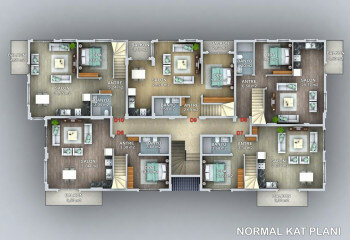 Квартира 3+1 в Фетхие, Турция | PKK-61704