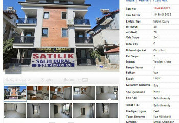 Квартира 2+1 в Фетхие, Турция | STE-61703