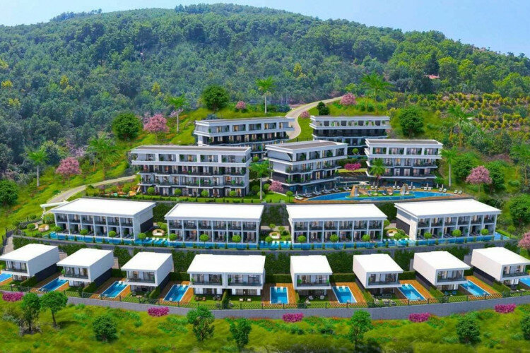 Квартира 1+1 в Каргыджаке, Алания, Турция | PTE-61744