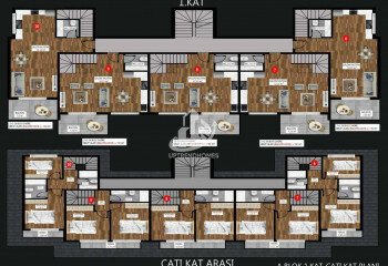 Квартира 1+1 в Каргыджаке, Алания, Турция | PTE-61744