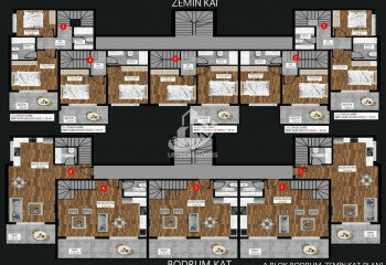 Квартира 1+1 в Каргыджаке, Алания, Турция | PTE-61744