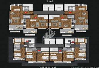 Квартира 1+1 в Каргыджаке, Алания, Турция | PTE-61744