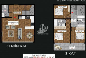 Квартира 1+1 в Каргыджаке, Алания, Турция | PTE-61744