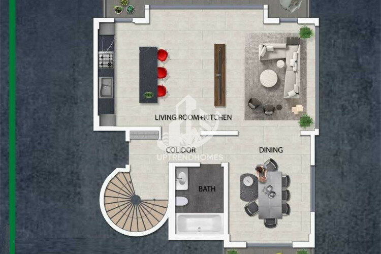 Вилла 4+1 в Алании, Турция | STE-61743