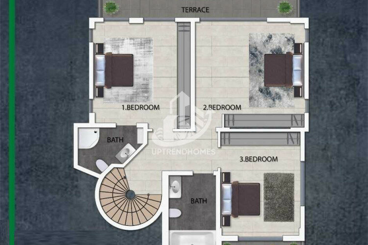 Вилла 4+1 в Алании, Турция | STE-61743