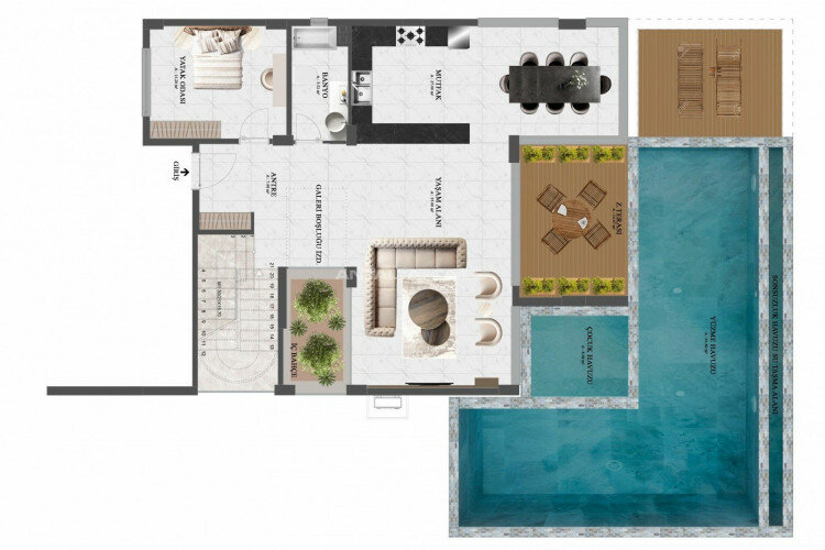 Вилла 4+1 в Алании, Турция | STE-61757