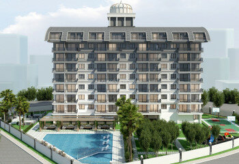 Квартира 2+1 в Газипаше, Турция