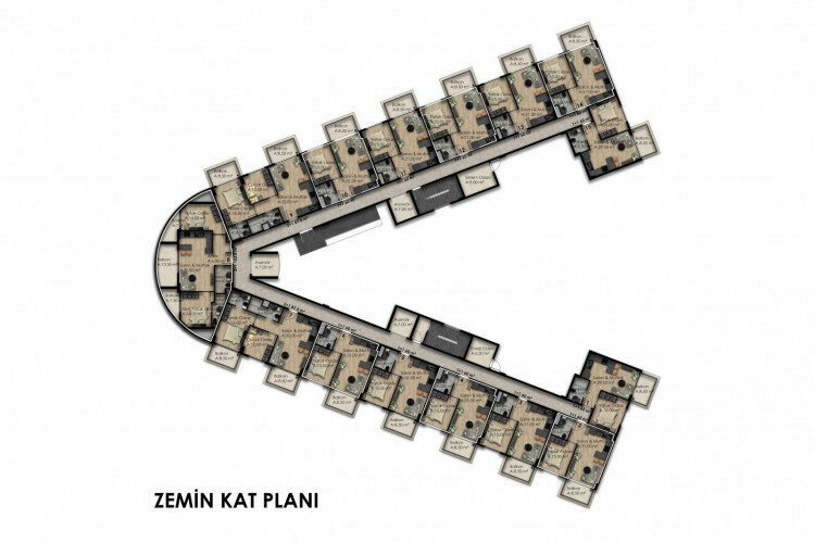 Квартира 2+1 в Газипаше, Турция | PKK-61771