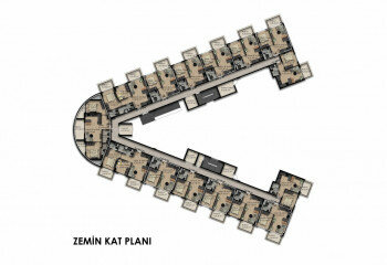 Квартира 2+1 в Газипаше, Турция | PKK-61771