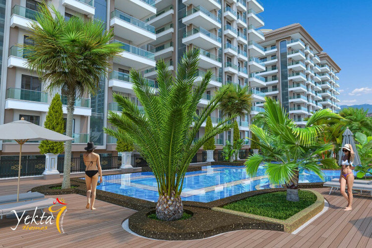 Квартира 1+1 в Алании, Турция | PTE-61808