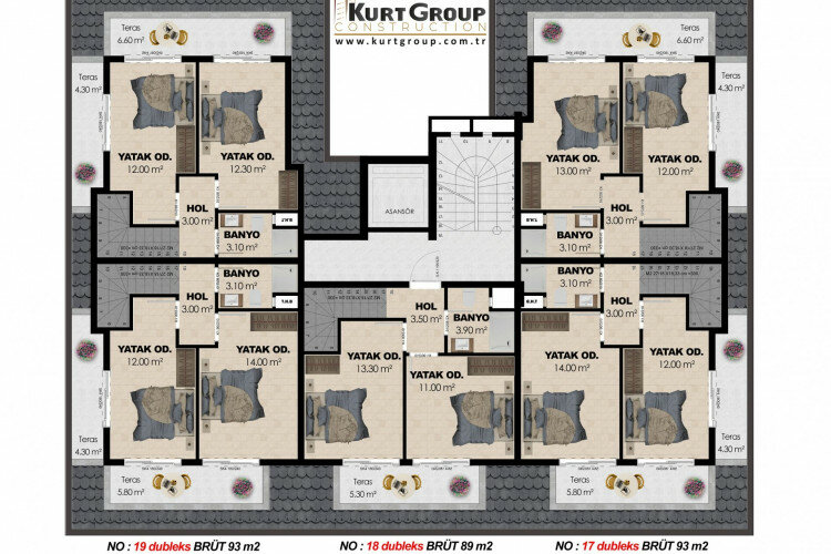 Квартира 1+1 в Каргыджаке, Алания, Турция | PKK-61813