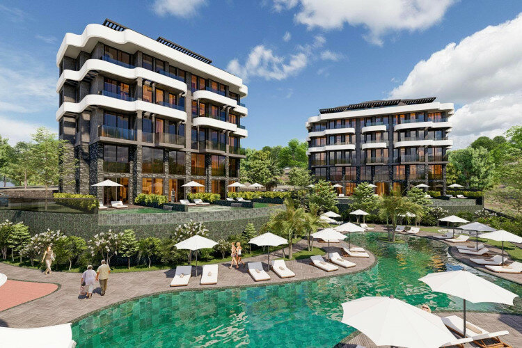 Квартира 2+1 в Каргыджаке, Алания, Турция | PTE-61820