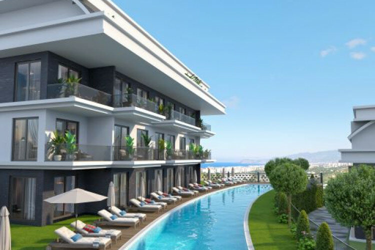 Квартира 1+1 в Каргыджаке, Алания, Турция | STE-62101