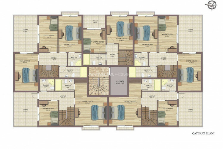 Квартира 2+1 в Анталии, Турция | PTE-62129