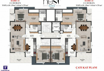 Квартира 3+1 в Газипаше, Турция | STE-62217