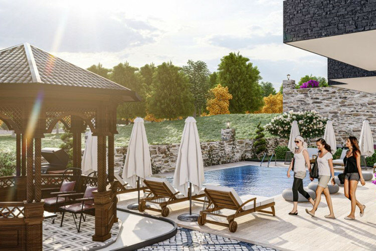 Квартира 1+1 в Алании, Турция | SBB-62371