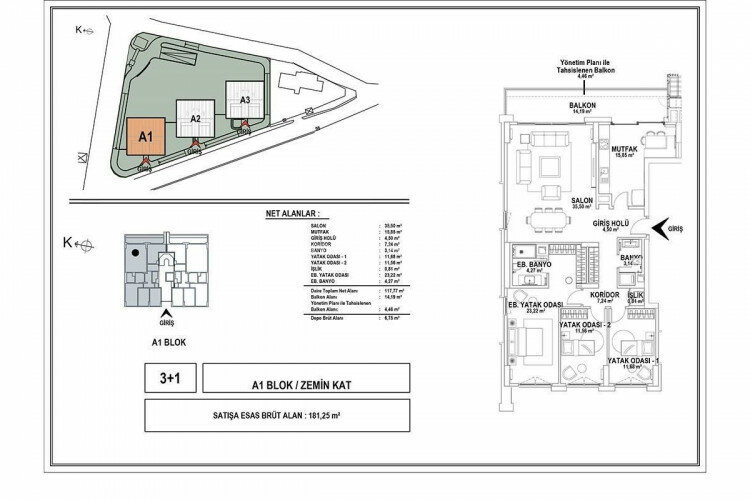 Квартира 2+1 в Чекмекее, Турция | PBB-62430