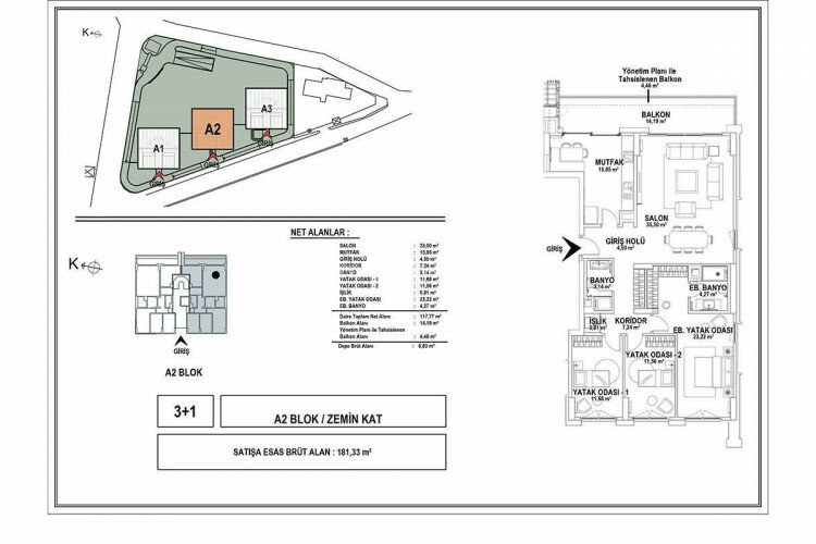 Квартира 2+1 в Чекмекее, Турция | PBB-62430