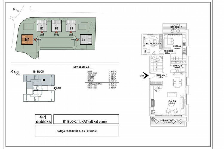 Квартира 2+1 в Чекмекее, Турция | PBB-62430