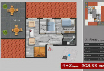 Квартира 2+1 в Бейликдюзе, Турция | PTE-62433