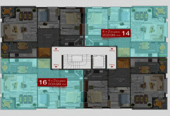 Квартира 2+1 в Бейликдюзе, Турция | PTE-62433