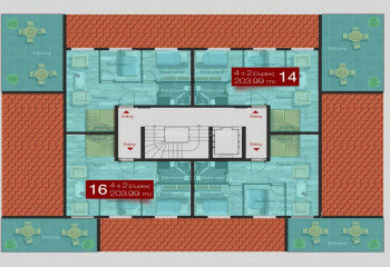 Квартира 3+1 в Бейликдюзе, Турция | STE-62434