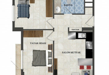 Пентхаус 2+1 в Алании, Турция | SBB-62722