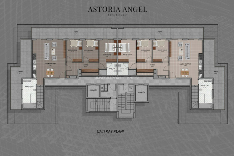 Пентхаус 5+1 в Алании, Турция | SBB-62729