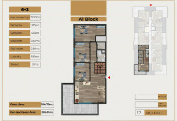 Квартира 3+1 в Бейликдюзе, Турция | SBB-62737