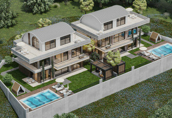 Вилла 4+1 в Тепе, Алания, Турция | SBB-62788