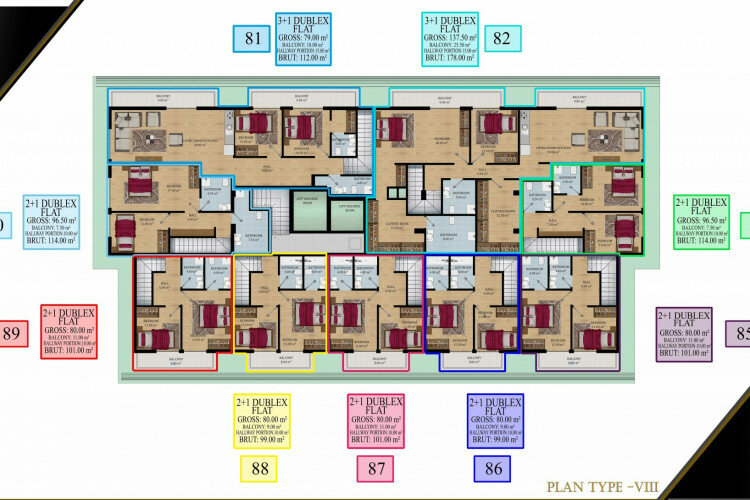 Квартира 3+1 в Алании, Турция | PTE-62926