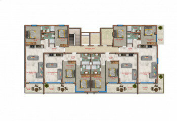 Квартира 4+1 в Алании, Турция | SBB-62934