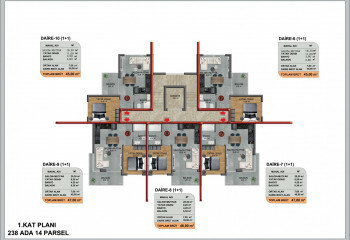 Квартира 1+1 в Алании, Турция | PKK-62936